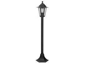133836 cerna zahradni lampa velence pro led zarovku e27 105cm