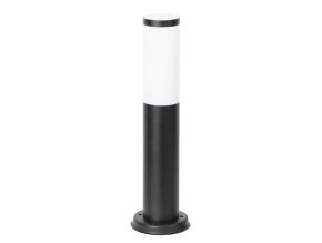 133755 cerny zahradni sloupek black torch pro led zarovku e27 45cm