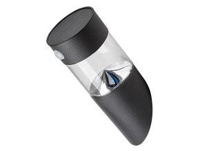 133647 cerne fasadni solarni led svitidlo s pohybovym cidlem kapuas 1 5w ip44