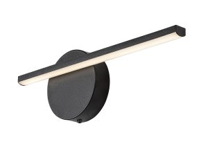 133506 cerne led svitidlo nad zrcadlo sabira 6w