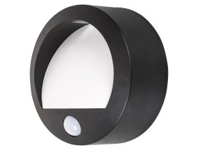 133557 cerne fasadni led svitidlo s pohybovym cidlem amarillo 1 5w ip44