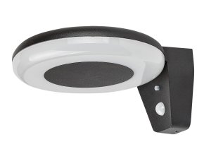 133596 cerne fasadni solarni led svitidlo s pohybovym cidlem certovo 4w ip44