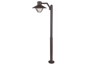133599 hneda zahradni lampa almada pro zarovku e27 103cm