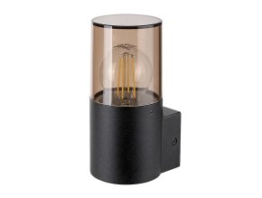 134001 cerne fasadni svitidlo teplice pro led zarovku e27