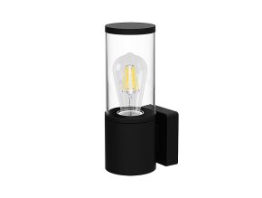 134010 cerne fasadni svitidlo wellington pro led zarovku e27