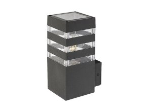 133983 antracitove fasadni svitidlo ankara pro led zarovku e27