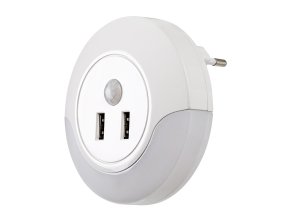 133899 kulate led nocni svetlo s pohybovym cidlem a usb vystupy dembo 13 9w