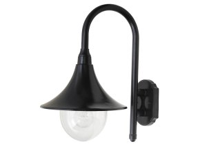 134040 cerne fasadni svitidlo konstanz pro led zarovku e27