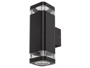 134091 cerne fasadni svitidlo sintra pro 2x led zarovku gu10