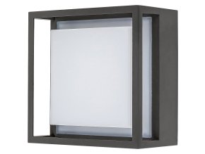 134112 antracitove fasadni led svitidlo mendoza ctvercove 6 5w ip65