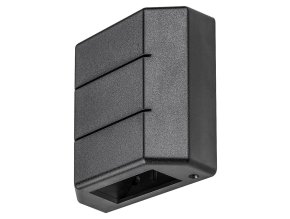 134160 cerne fasadni led svitidlo lippa up down 6w ip54