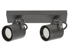134193 antracitove fasadni stropni svitidlo elva pro 2x led zarovku gu10