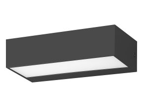 134196 cerne fasadni led svitidlo halden 9w ip65