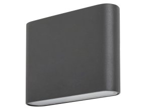 134199 antracitove fasadni led svitidlo nesna 6w ip54
