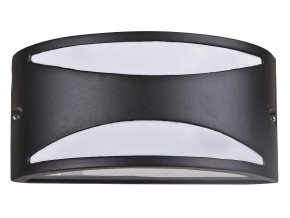 134232 cerne fasadni svitidlo manhattan pro led zarovku e27