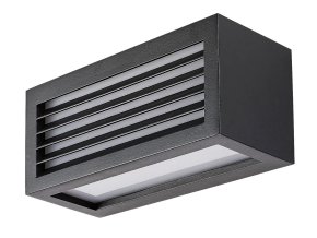 134274 cerne fasadni led svitidlo lublin ii 10w ip54