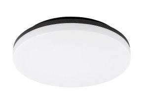 134379 cerne stropni led svitidlo pernik kulate 280mm 24w ip54
