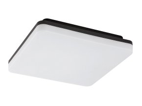 134376 7 cerne stropni led svitidlo pernik ctvercove 280x280mm 24w ip54