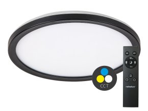 134382 smart tuya cerne led stropni svitidlo inverness kulate 280mm 15w cct s do
