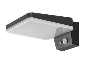 134343 cerne fasadni solarni led svitidlo s pohybovym cidlem lasset 4 4w ip54