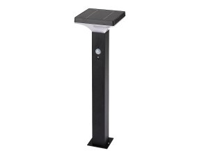 134349 cerne zahradni solarni led svitidlo s pohybovym cidlem geleen 4w ip44 50cm