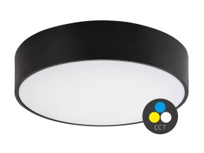 134439 cerne stropni led svitidlo tartu kulate 175mm 18w ip44 cct