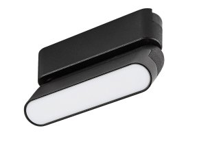 134760 cerne listove led svitidlo 115mm litrack line 1f 6w polohovatelne