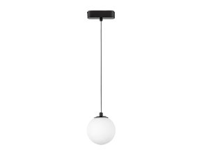 134805 smart tuya cerne listove zavesne led svitidlo 100mm litrack pend 1f 5w cct