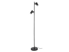 134916 cerna stojaci lampa maximilian pro zarovku 2x gu10