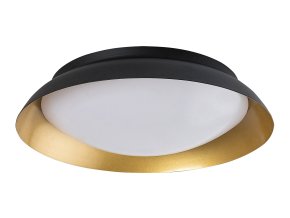135246 cerno zlate stropni led svitidlo hafsa kulate 300mm 20w