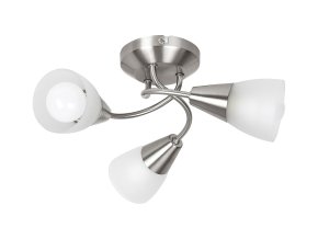 135162 chromove stropni svitidlo connor pro zarovku 3x e14