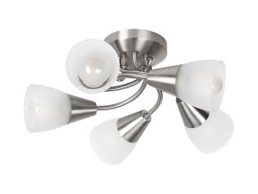 135165 chromove stropni svitidlo connor pro zarovku 5x e14