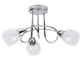 135204 chromove stropni svitidlo dave pro zarovku 3x e14