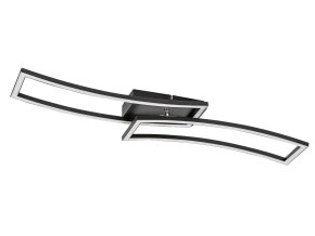 135135 cerne stropni led svitidlo cirilla 820mm 40w