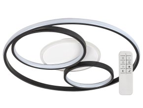 135000 cerne stropni led svitidlo aquila kulate 530mm 50w cct s do