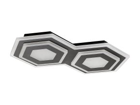 135036 cerne stropni led svitidlo bitsi 250x410mm 44w
