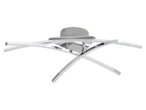 134955 chromove stropni led svitidlo alexis 585mm 21w