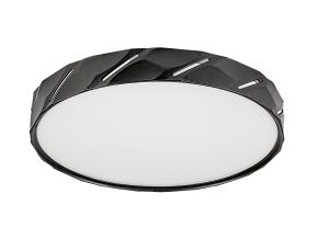 135660 8 cerne stropni led svitidlo nessira kulate 390mm 25w