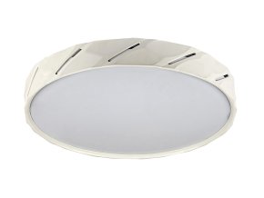 135657 8 bile stropni led svitidlo nessira kulate 390mm 25w