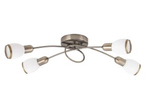 135453 bronzove stropni svitidlo elite pro zarovku 4x e14