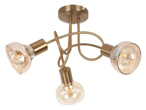 135441 4 zlate stropni svitidlo holly pro zarovku 3x e14