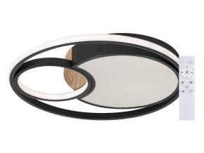 135417 cerne stropni led svitidlo leola kulate 480mm 81w cct s do