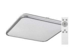 135408 chromove stropni led svitidlo linden ctvercove 455x455mm 72w cct s do