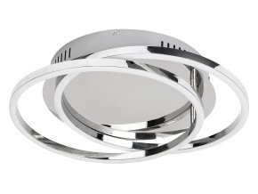 135528 chromove stropni led svitidlo selena kulate 370mm 30w stmivatelne