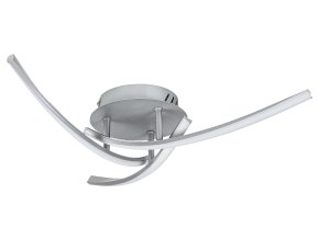 135948 stribrne stropni led svitidlo tatjana 470mm 22w