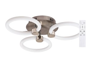 136002 chromove stropni led svitidlo sotiris 410mm 21w cct s do