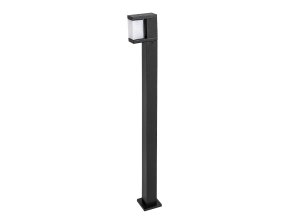 136374 cerny zahradni led sloupek cubbington 10w ip54 105cm