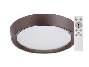 136452 hnede stropni led svitidlo mokka 410mm 24w rgb cct s do