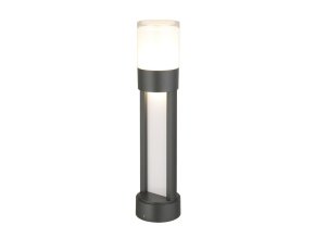 136362 cerny zahradni led sloupek leitha 12w ip44 50cm