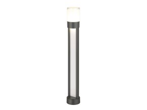 136365 cerny zahradni led sloupek leitha 12w ip44 80cm